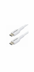 StarTech 3.3ft (1m) USB-C Charging Cable, Charge & Sync, 60W (3A) PD, USB 2.0 Laptop Charger Cable - White USB C Charging Cord - USB kabel - USB-C (M) do USB-C (M) - USB 2.0 - 3 A - 1 m - neobsahuje h