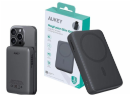 AUKEY PB-MS04 Šedá Qi2 powerbanka | 10000mAh | 20W | MagSafe PD