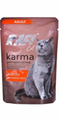 RAFI Cat Adult with duck - mokré krmivo pro kočky - 100g