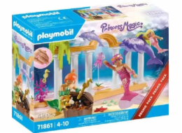 Playmobil Sada figurek 71861 Mořské panny s pokladem a delfín