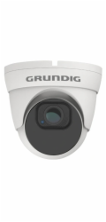 GRUNDIG 5.0 Mpix venkovní dome IP kamera s IR přísvitem, kompresí H.265, WDR, mikrofonem a funkcemi AI