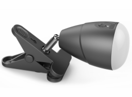 IMMAX LED lampička KLIP/ 5W/ 140lm/ 4000K/ DC 3,7V/ 5V/ IP20/ USB/ černá