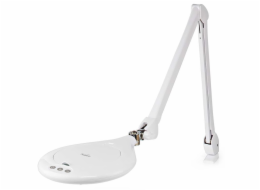 NEDIS zvětšovací stolní LED lampa/ čočka 3 dioptrie/ spotřeba 10 W/ teplota 6500 K/ světelný tok 660 lm/ bílá