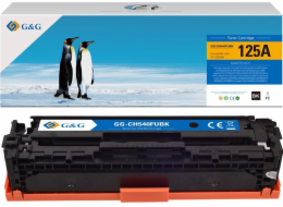 G&G Toner Kompatibilní toner G&G pro HP CB540A, CE320A, CF210X, Canon CRG116, CRG716, C, NT-PH540UBK, HP 125A, černý, 2200 s