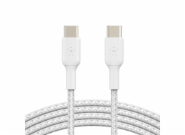 Belkin BOOST CHARGE™ USB-C/USB-C kabel, 1m, bílý - odolný - 2pack