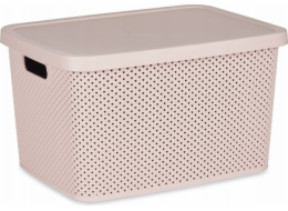 Kipit Plastový koš s víkem, organizér, 19 l