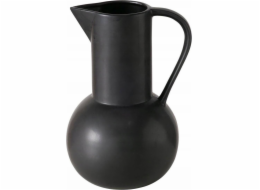 Boltze Dekorativní váza Black ZUKY, matná kamenina, výška 25 cm