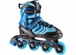 Nils Extreme Kolečkové brusle NH18192A s vyměnitelným běžcem, nastavitelné, černé, velikost 34-38