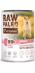 VETEXPERT Raw Paleo Duoprotein Pork & Lamb Adult - vlhké krmivo pro psy - 400g