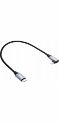 Akyga Angle Kabel USB-C / Lightning 30cm AK-USB-55 30W Mesh