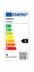 IMMAX LED relaxační lampička FLAMINGO/ Qi nabíjení/ budík/ RGB/ 300lm/ USB výstup/ BT 5.1/ zlatá