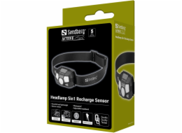 Čelovka Sandberg 421-10 5v1 se senzorem nabíjení