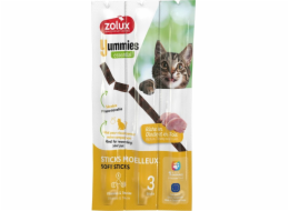 ZOLUX Yummies Turkey with liver - pamlsek pro kočky - 3x5g