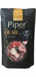 PIPER ANIMALS with quail and cranberries - vlhké krmivo pro psy - 500g