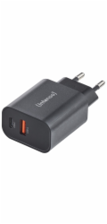 Intenso Power Adapter W30AC 1x USB-A 1x USB-C 30W      black