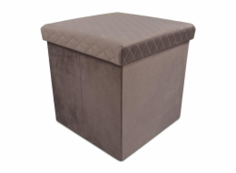 DOMOLETTI Pouf Mateo, růžový, 38 cm x 38 cm x 38 cm