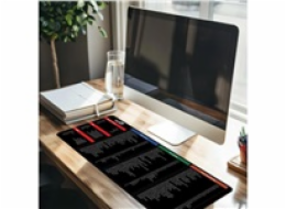 WG - Kancelářská podložka pod myš WG5 / Zkratky / 800x300x4mm / black