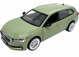 Kovový model - 1:35 Škoda Superb IV Combi zelené