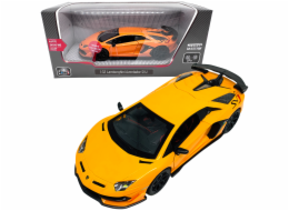 Kovový model - 1:32 Lamborghini Aventador SVJ oranžové
