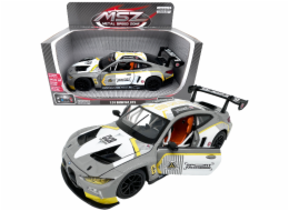 Kovový model - 1:24 BMW M4 GT3 Stříbrně šedá