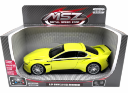Kovový model - 1:24 BMW 3.0 CSL Hommage žluté
