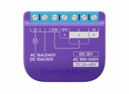 Inteligentní reléový spínač SwitchBot 1 s beznapěťovým kontaktem