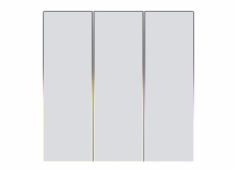 Dotykový spínač světla ZigBee Avatto TS60-EU-W3 Triple TUYA (bílý).