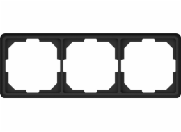 VILMA Trojrámeček ST150, matná černá