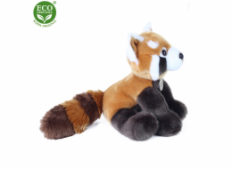 Rappa Plyšová panda červená stojící 28 cm ECO-FRIENDLY