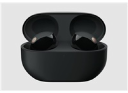 BAZAR - Sony bezdrátová sluchátka WF-1000XM5, černá, EU - poškozený obal