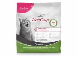 PLATINUM MeatCrisp Sterilised Chicken - suché krmivo pro kočky - 400g