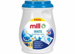 MILL PRO Kapsle 2k na praní White 70 ks (hromadné balení 4 ks)