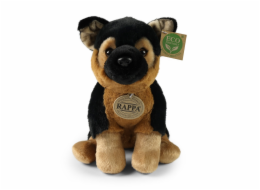 Rappa Plyšový pes německý ovčák sedící 23 cm SOFT COLLECTION, ECO-FRIENDLY