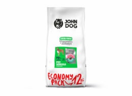JOHN DOG Good Form Adult Pork with beef - suché krmivo pro psy - 12 kg
