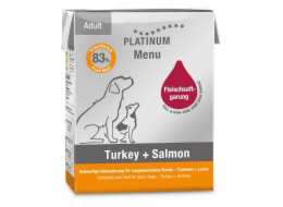 PLATINUM Menu Adult Iberico+Turkey - vlhké krmivo pro psy - 375g