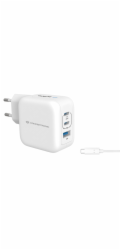 nabíječka CONCEPTRONIC Ladegerät 3Port 67W, 2xUSB-C, 1xUSB-A 1,5m ws
