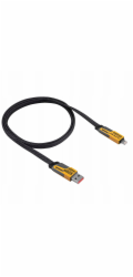 Akyga USB A + USB type C / USB type C + Lightning 65W, 1m