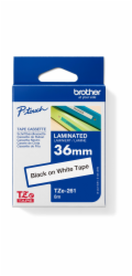 Brother&nbsp;-&nbsp;TZe-261CIV,&nbsp;bílá&nbsp;/&nbsp;černá&nbsp;(36mm,&nbsp;lamin.)