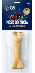 JOHN DOG Chewing bone Berry with cranberry - žvýkačka pro psy - 12 cm