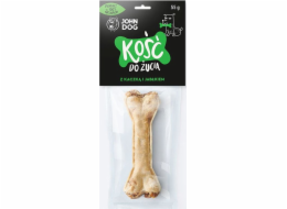 JOHN DOG Chewing bone with duck and apple - žvýkačka pro psy - 12 cm