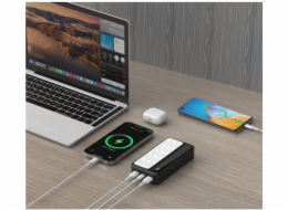 Rebeltec Powerbanka P20 LCDPD LAMP 20 000mAh, integrovaná LED lampa s funkcí svítilny
