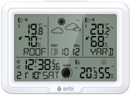Airbi DUO - meteostanice se 2 bezdrátovými čidly