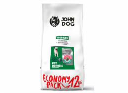 JOHN DOG Good Form Adult  Chicken with beef - suché krmivo pro psy - 12 kg