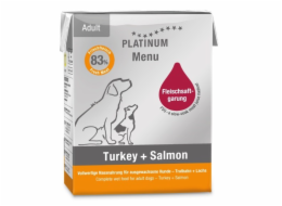 PLATINUM Menu Adult Iberico+Turkey - vlhké krmivo pro psy - 185g