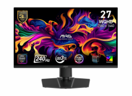 MSI MAG/273QP QD-OLED X24/26,5"/QD-OLED/QHD/240Hz/0,03ms/Černá/3R