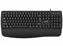 GENIUS KB-123/ Drátová s předložkou/ Copilot/ USB/ černá/ CZ+SK layout