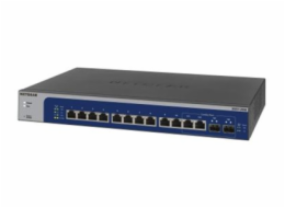 NETGEAR Plus XS512EM - V2 - prepínac - L3 - inteligentní x 100/1000/2.5G/5G/10GBase-T x combo 10 Gigabit SFP+ - desktop, Lze montovat do rozvadece - pro NETGEAR AGM731F, AXM764; ProSafe AGM731F, AGM73