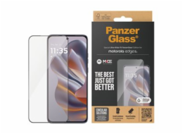 PanzerGlass - Ochrana obrazovky pro mobilní telefon - ultra široký tvar - sklo - barva rámu cerná - pro Motorola Edge 50 Neo