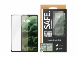 SAFE. by PanzerGlass - Ochrana obrazovky pro mobilní telefon - ultra široký tvar - sklo - barva rámu cerná - pro Motorola Moto G35