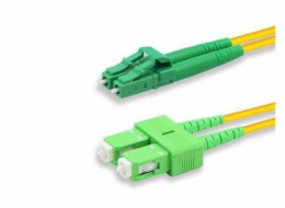 Patchcord FO duplex LC/APC-SC/APC  9/125um SM, 3m, OS2, 1,8mm